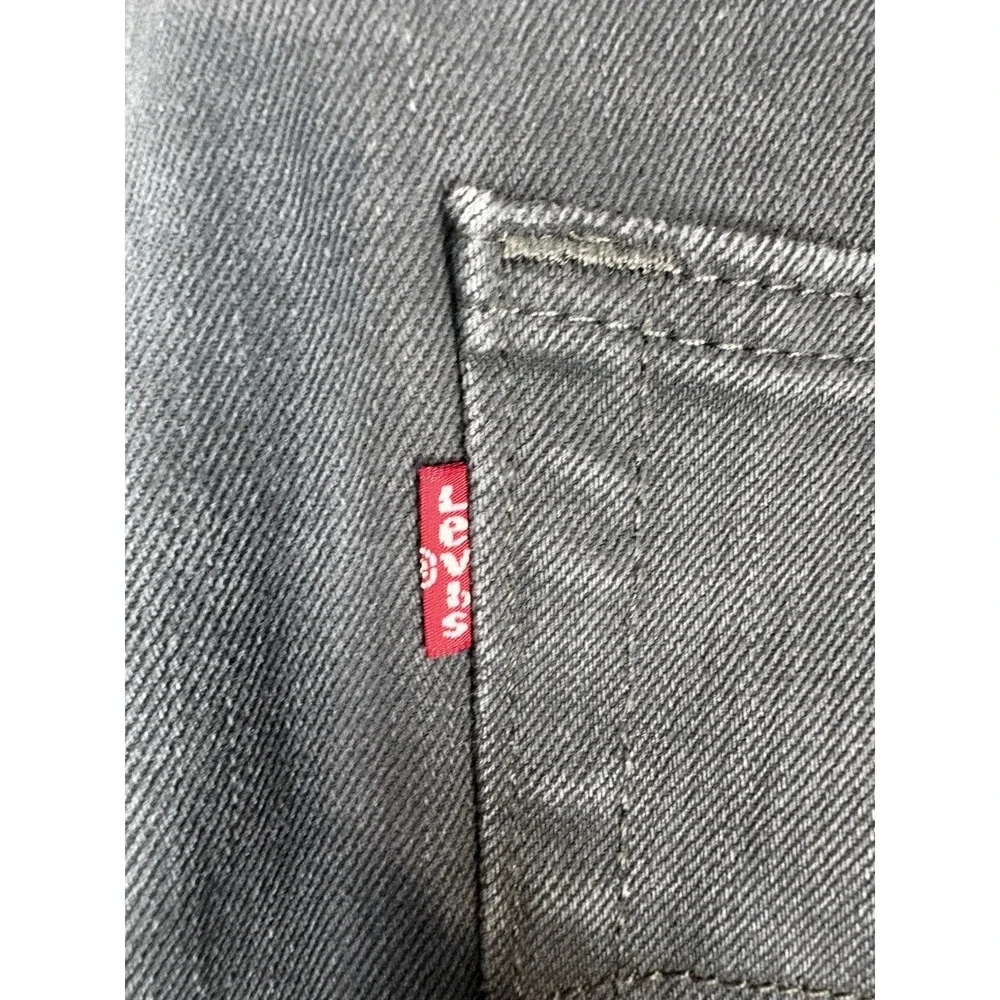 Levi's 541 Men's Jeans 38x30 Charcoal Gray Athletic Taper Stretch Denim
